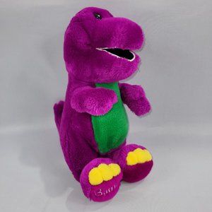 Barney & Friends 14" Vintage 1998 Plush Purple Dinosaur by Lyons